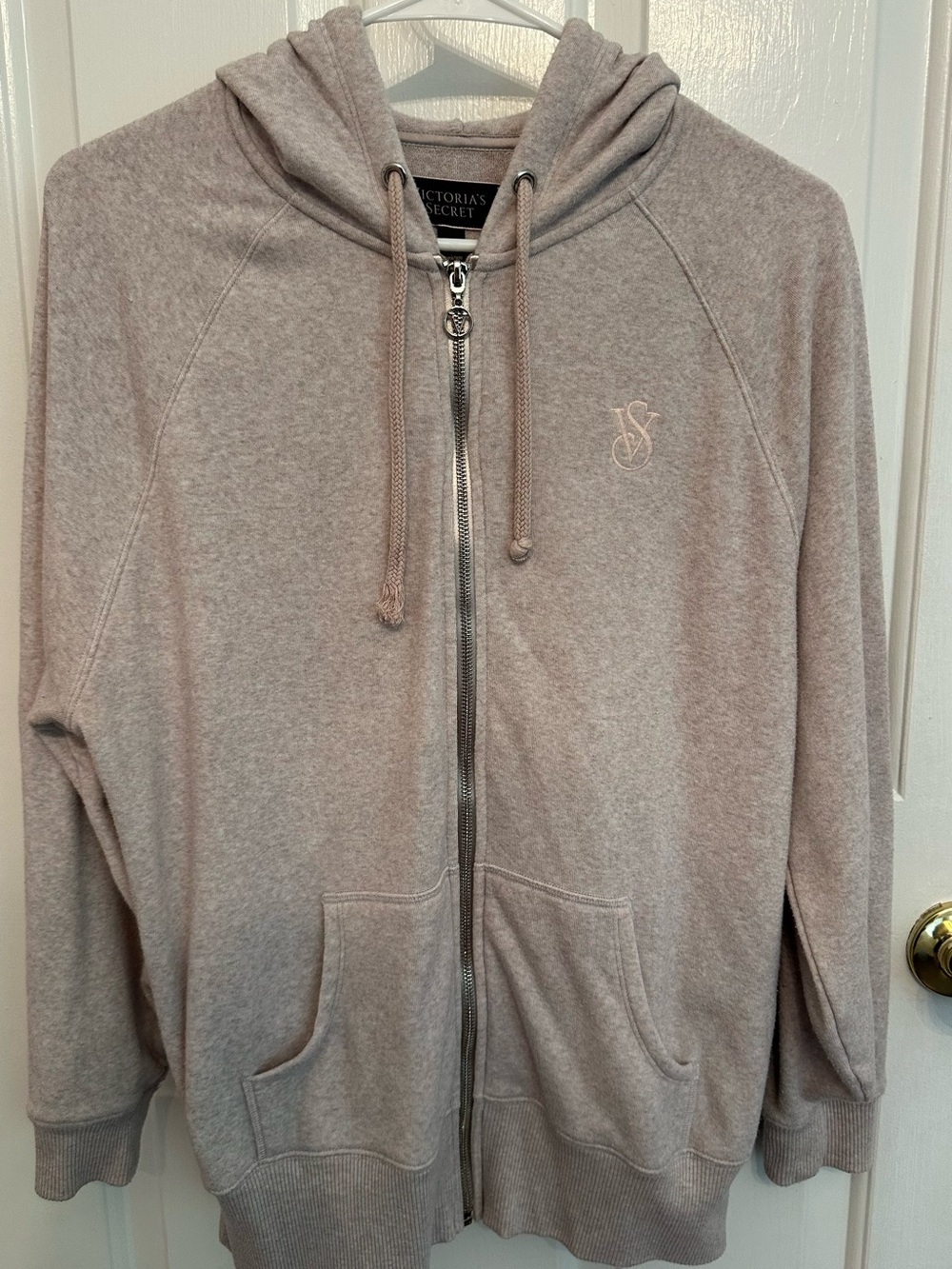 Victoria's Secret Full-Zip Logo Sweatshirt - Picture 1 of 2